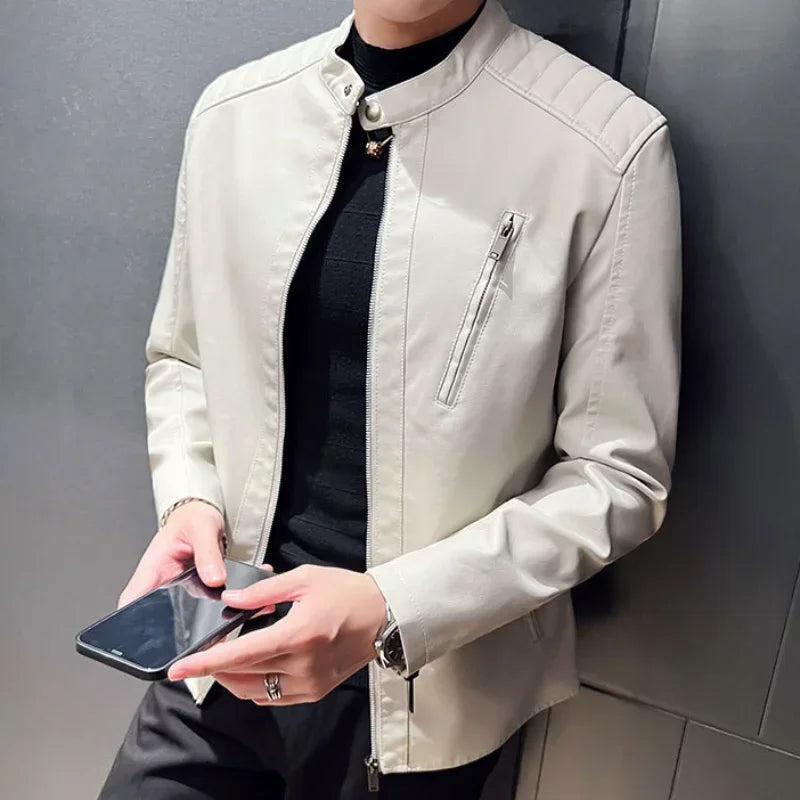 Elegant leather jacket
