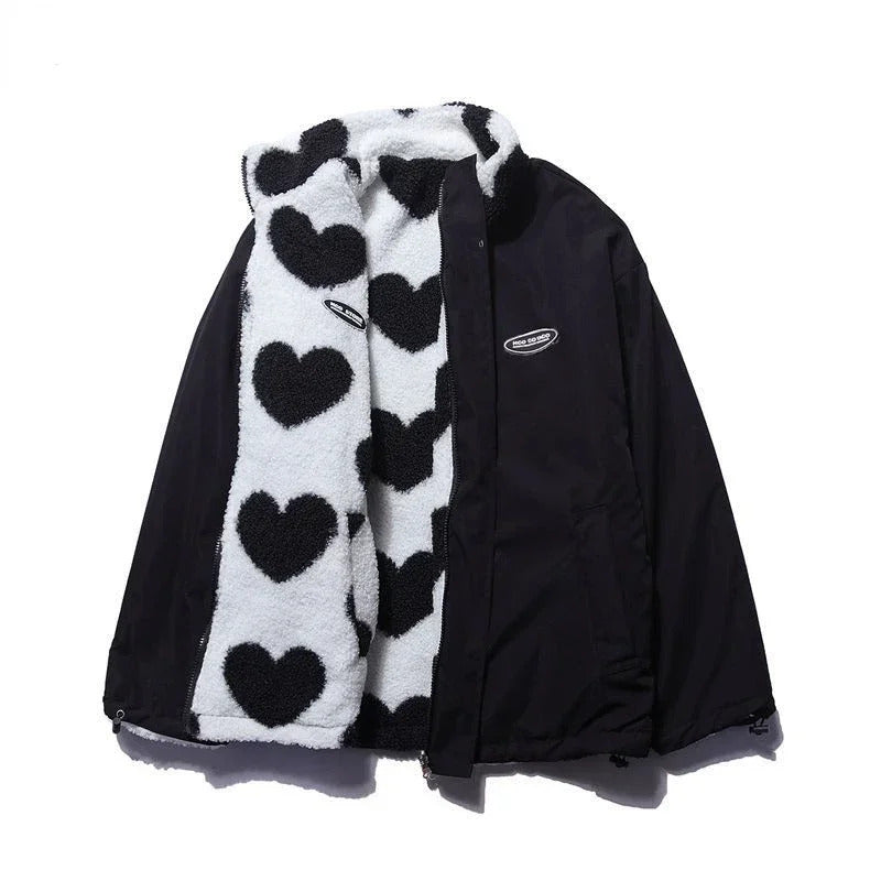 Lilith – Reversible Heart-Lined Jacket