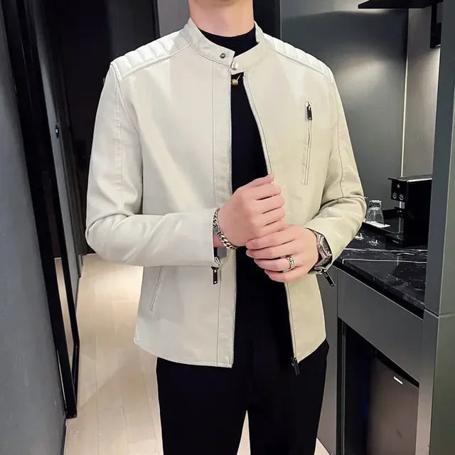 Elegant leather jacket