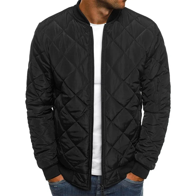 Dale | Stylish Cotton Jacket with Elegant Plaid Print for a Timeless Look
