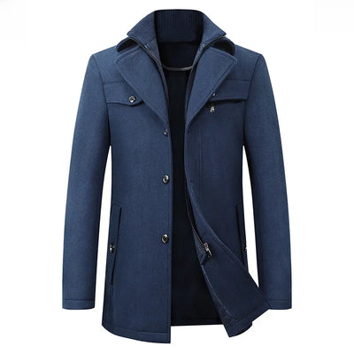 Stephon | Elegant Business Casual Reinforced Coat for a Professional Look