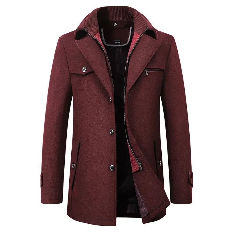 Stephon | Elegant Business Casual Reinforced Coat for a Professional Look