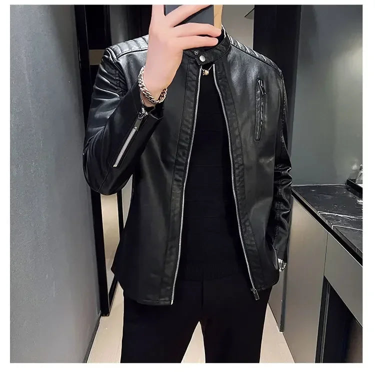 Elegant leather jacket