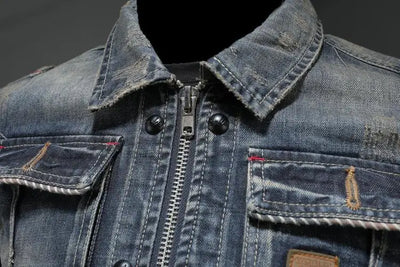Hugo | Stylish denim jacket with trendy zipper details