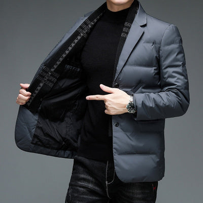 Javier | Elegant and fashionable winter jacket blazer for a stylish look
