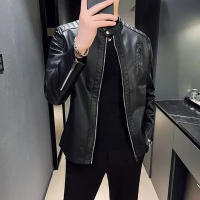 Elegant leather jacket