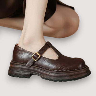 Giorgia | Elegant High-Quality Leather Mary Jane Shoes