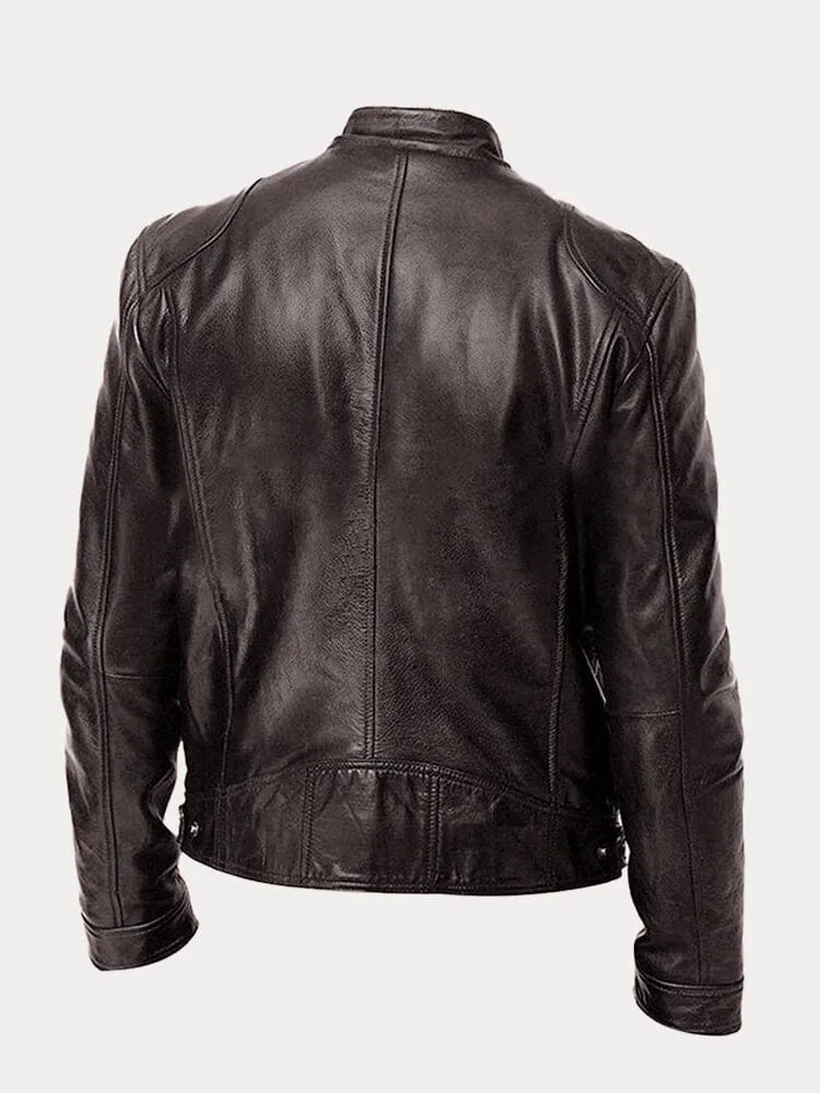 James | Elegant and Modern Leather Jacket for a Timeless Look