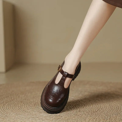 Giorgia | Elegant High-Quality Leather Mary Jane Shoes