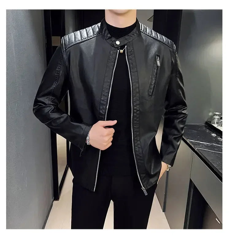 Elegant leather jacket