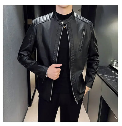 Elegant leather jacket