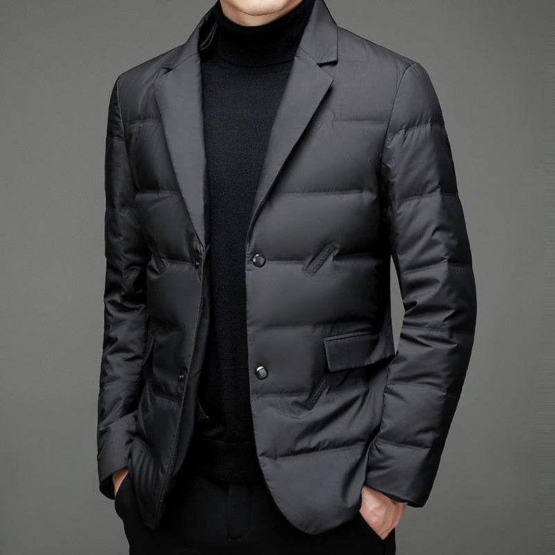 Javier | Elegant and fashionable winter jacket blazer for a stylish look