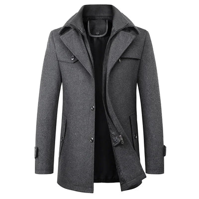 Stephon | Elegant Business Casual Reinforced Coat for a Professional Look