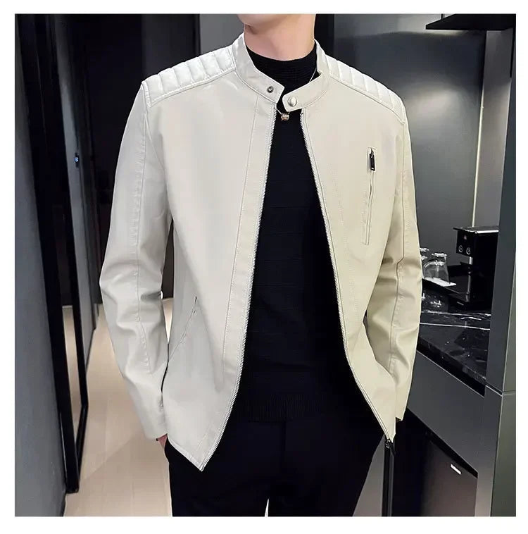 Elegant leather jacket