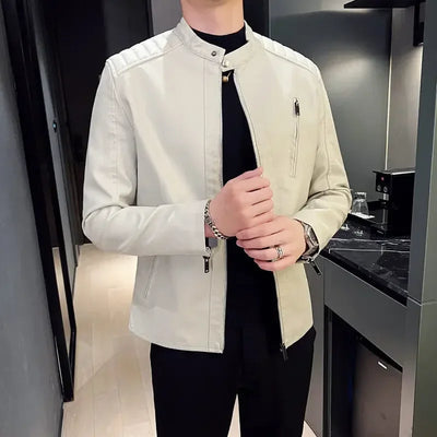 Elegant leather jacket