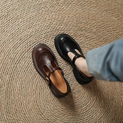 Giorgia | Elegant High-Quality Leather Mary Jane Shoes