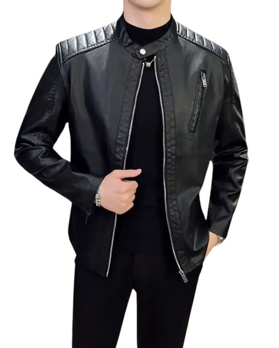 Elegant leather jacket