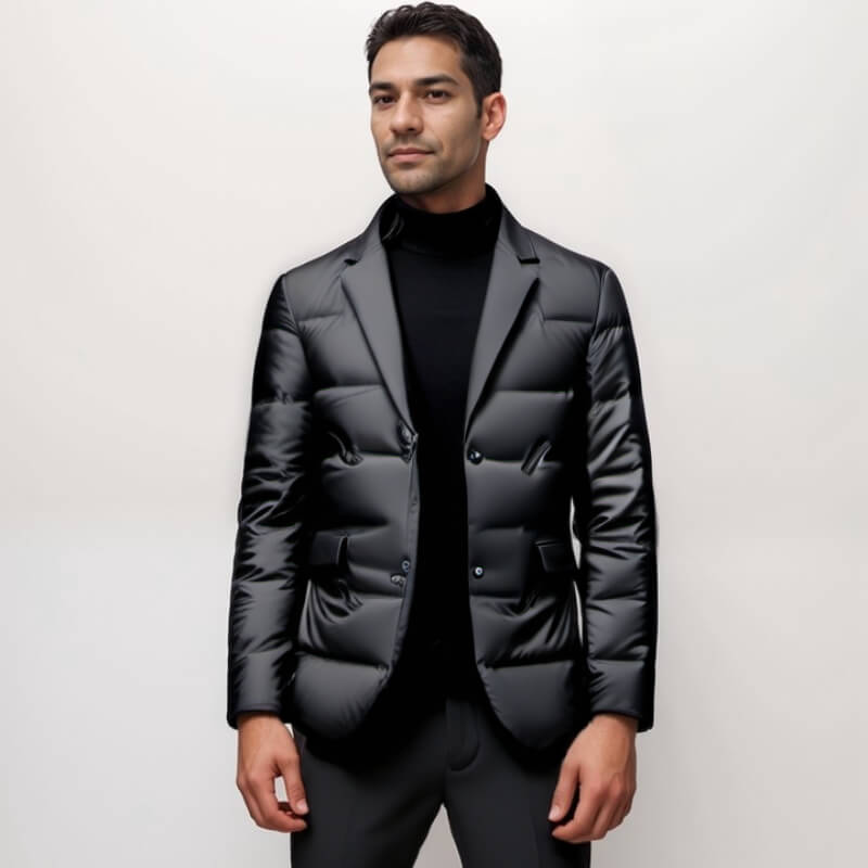 Javier | Elegant and fashionable winter jacket blazer for a stylish look