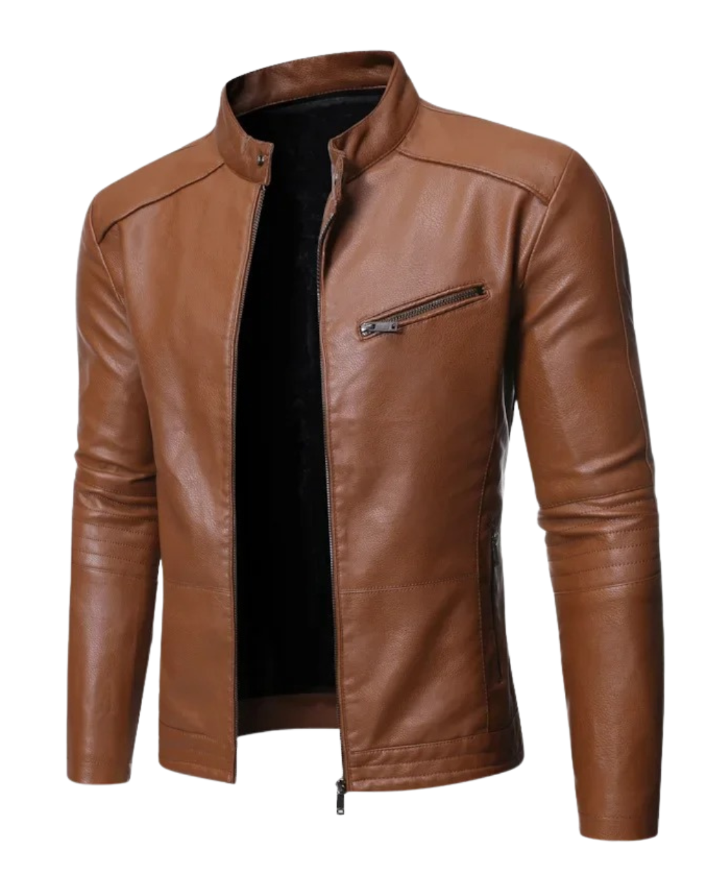 Elegant leather jacket