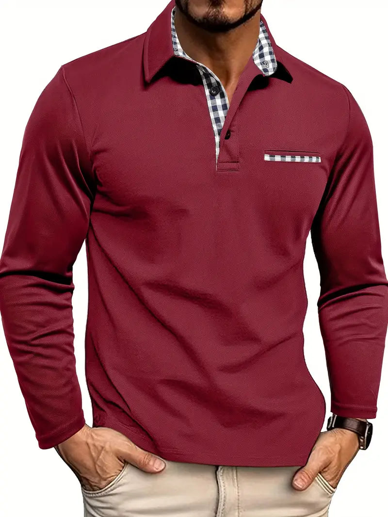 Polo Shirt with Long Sleeves for Stylish Comfort