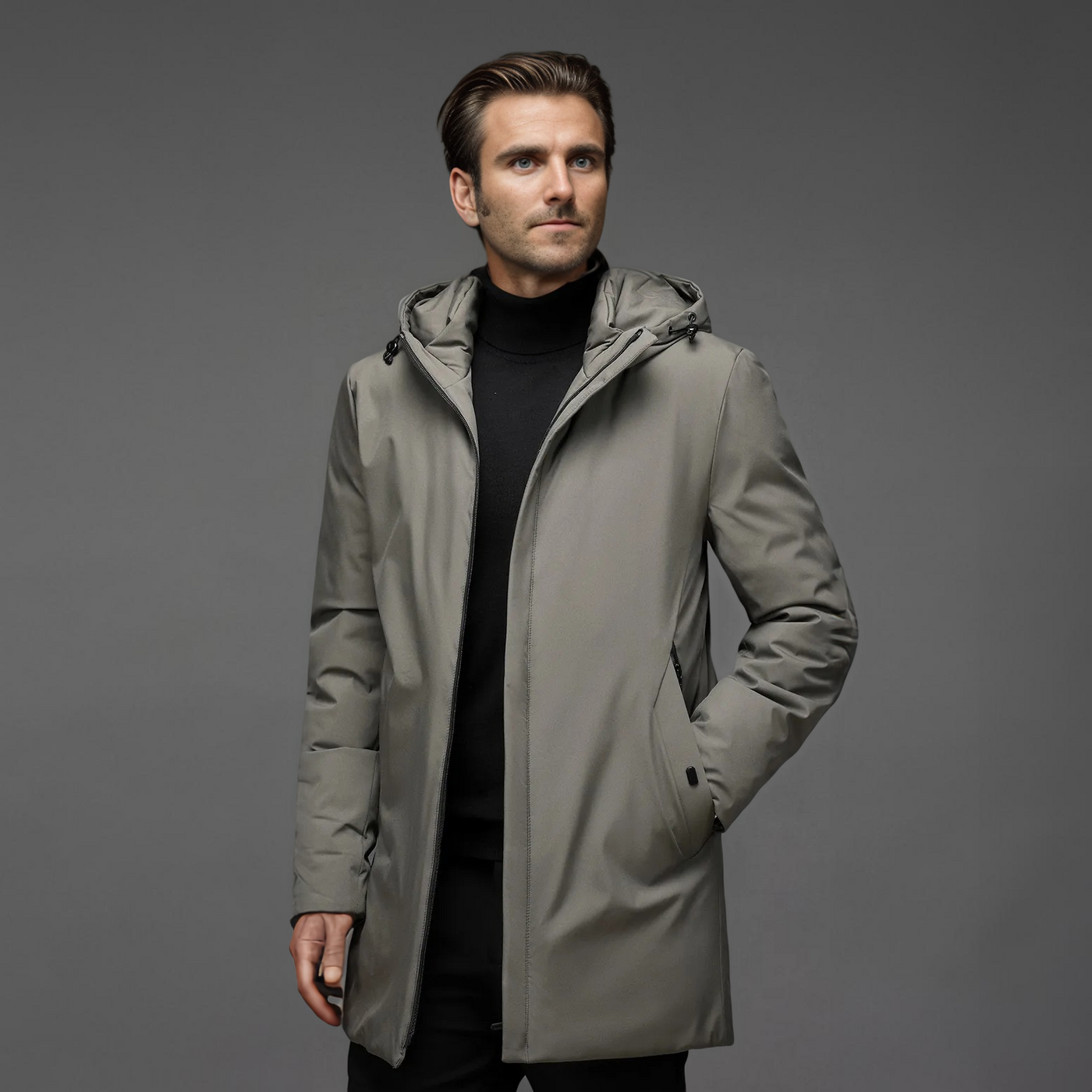 Carl | Slim Fit Long Women's Jacket For a Stylish and Comfortable Look