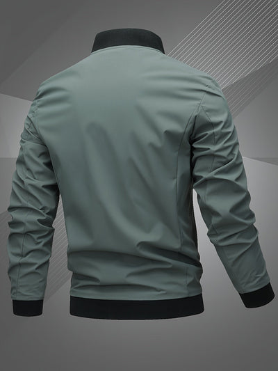 Harm | Trendy Casual Bomber Jacket with Long Sleeves for a Stylish Look