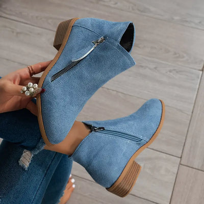 Britt - Elegant Suede Ankle Boots