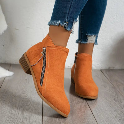 Britt - Elegant Suede Ankle Boots