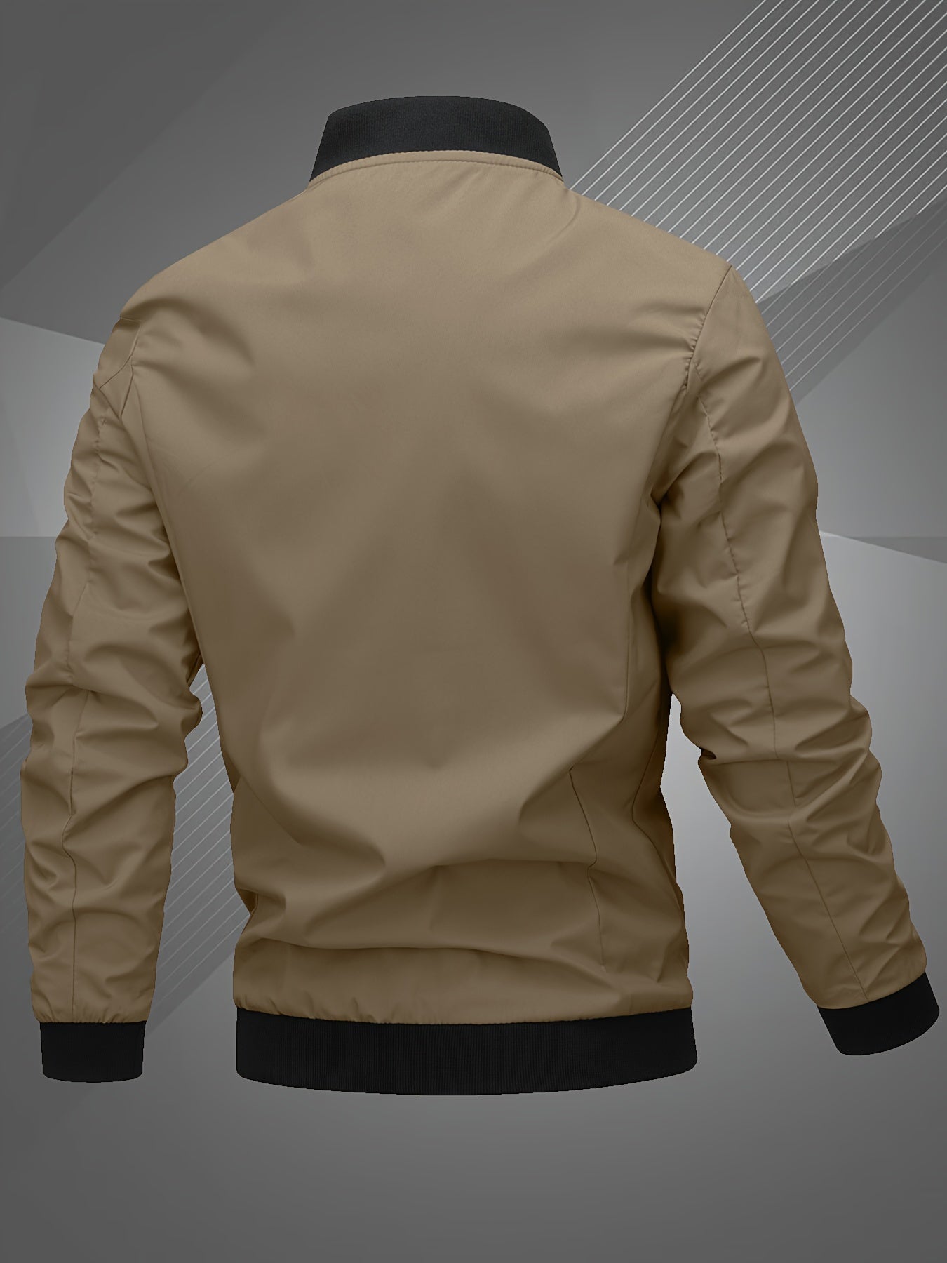 Harm | Trendy Casual Bomber Jacket with Long Sleeves for a Stylish Look