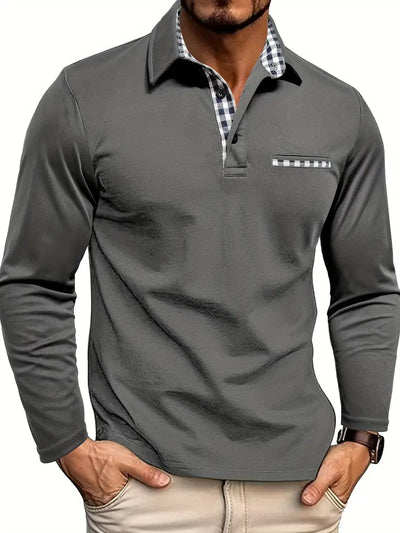Polo Shirt with Long Sleeves for Stylish Comfort