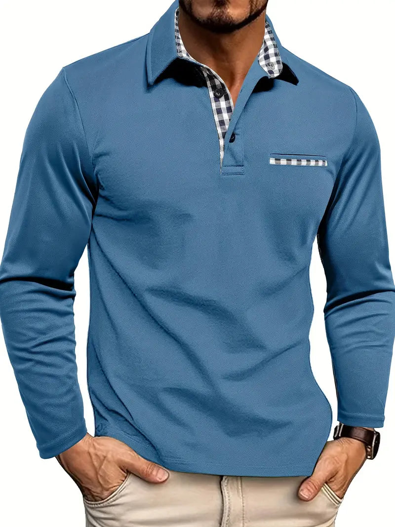 Polo Shirt with Long Sleeves for Stylish Comfort