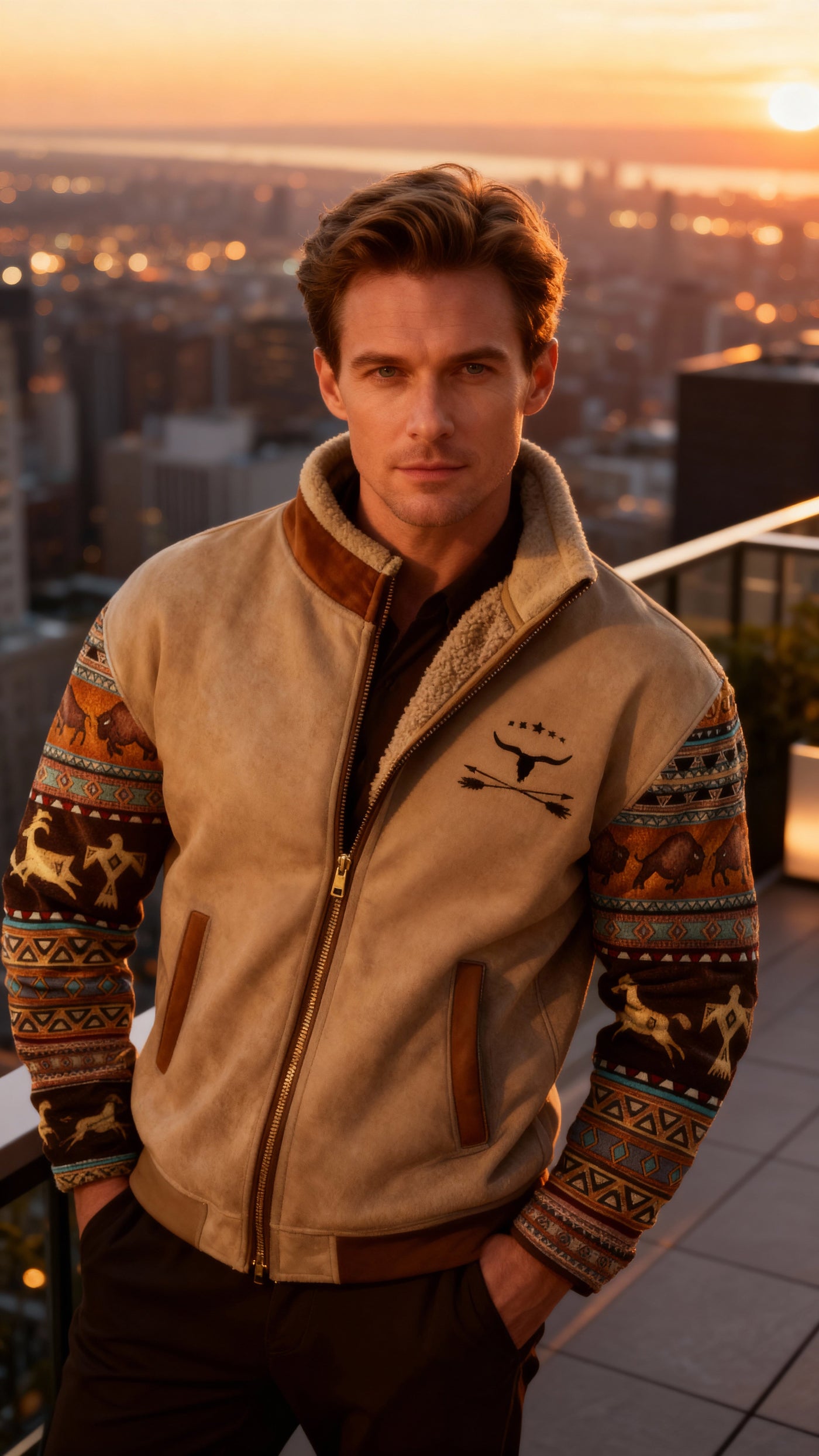FrostRebel | Stylish fleece jacket with thermal inner lining