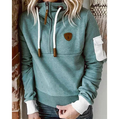 Adeline – Casual Hoodie with Modern Details
