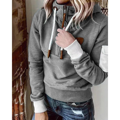 Adeline – Casual Hoodie with Modern Details