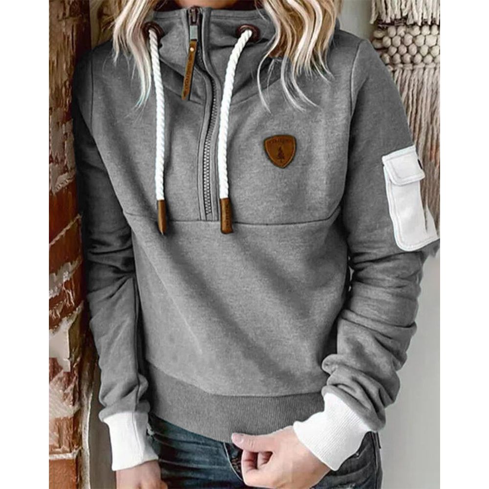 Adeline – Casual Hoodie with Modern Details