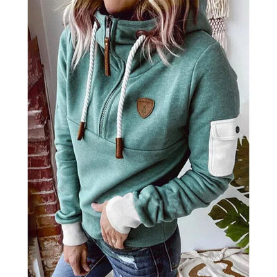 Adeline – Casual Hoodie with Modern Details
