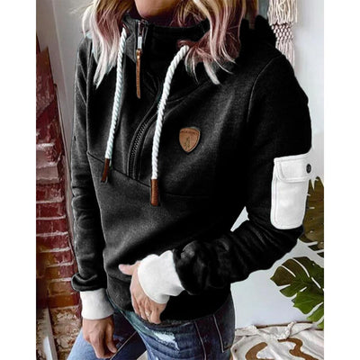 Adeline – Casual Hoodie with Modern Details