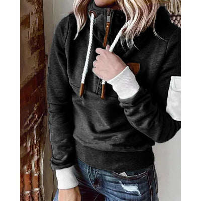 Adeline – Casual Hoodie with Modern Details