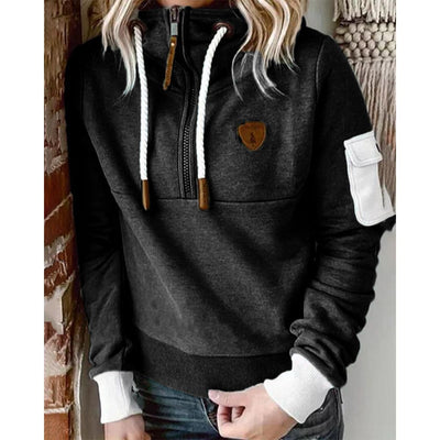 Adeline – Casual Hoodie with Modern Details