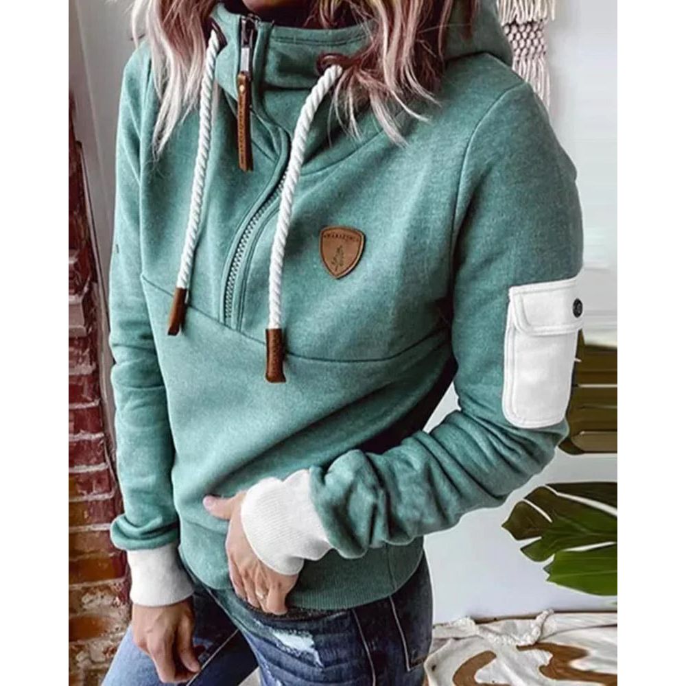 Adeline – Casual Hoodie with Modern Details