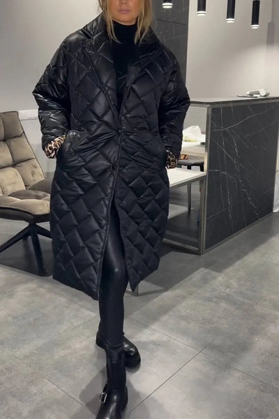 Margaret – Quilted Longline Coat