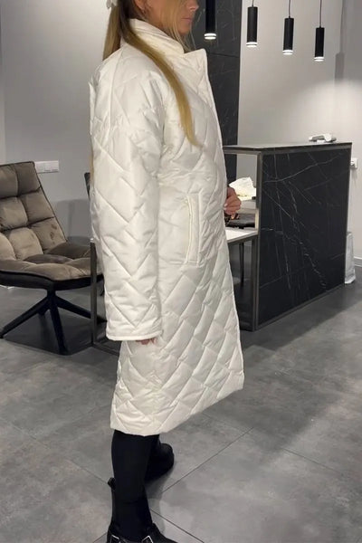 Margaret – Quilted Longline Coat