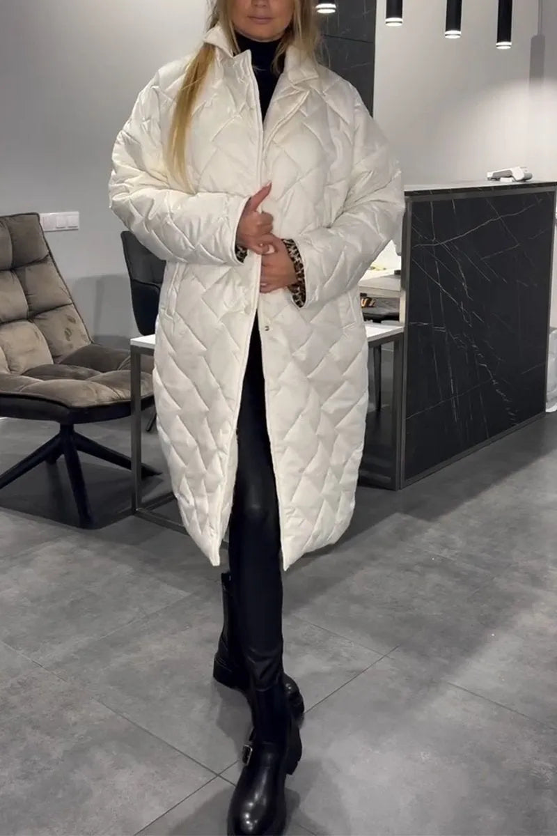 Margaret – Quilted Longline Coat