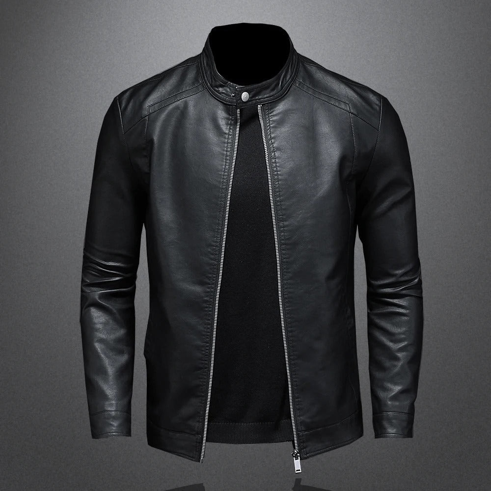 Classic leather jacket