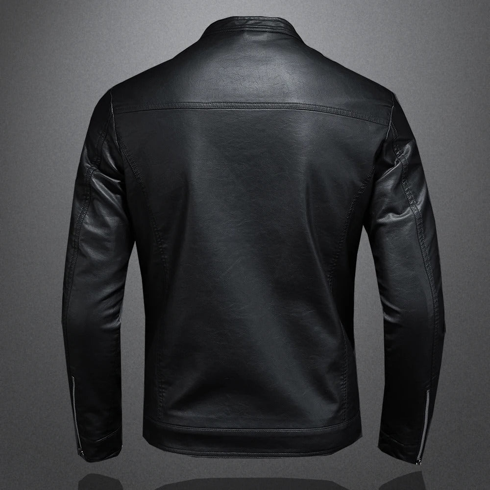 Classic leather jacket