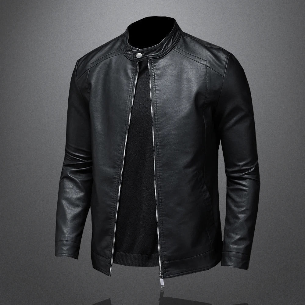 Classic leather jacket
