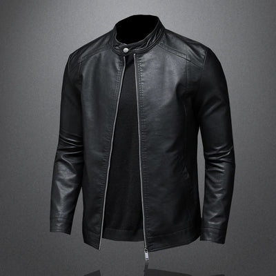 Classic leather jacket