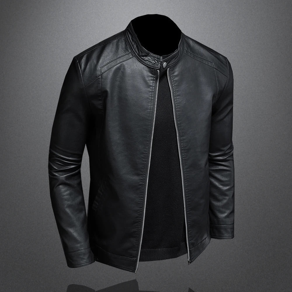 Classic leather jacket