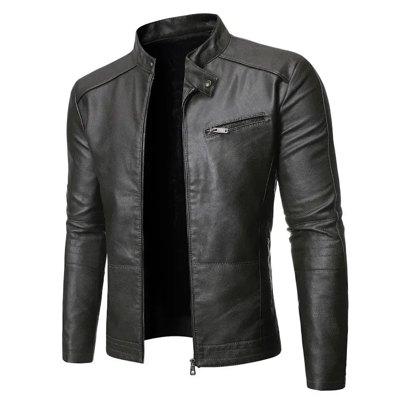 Elegant leather jacket