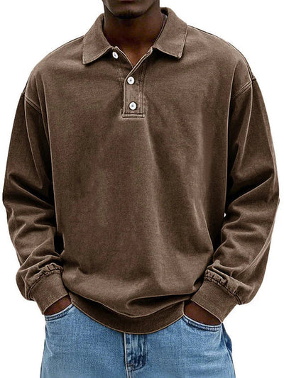 Edward – Comfortable Long Sleeve Polo
